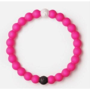 NWOT Lokai Find Your Balance Breast Cancer Awareness Beaded Bracelet Pink Small